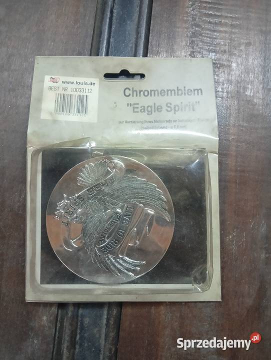 ORNAMENT EMBLEMAT NAKLEJKA METALOWA CHOPPER DRAG Pozostałe Świerklany sprzedam