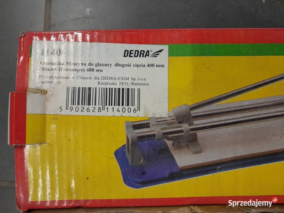 Przecinarka do glazury 400 mm kółko 15mm Oblęgór