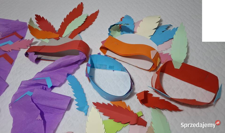 Praca plastyczna zabawa w Indian zestaw kostium Czeladź