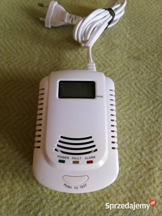 Czujnik czadu i gazu 2w1 LCD Sieciowy Zasilanie Szczecin