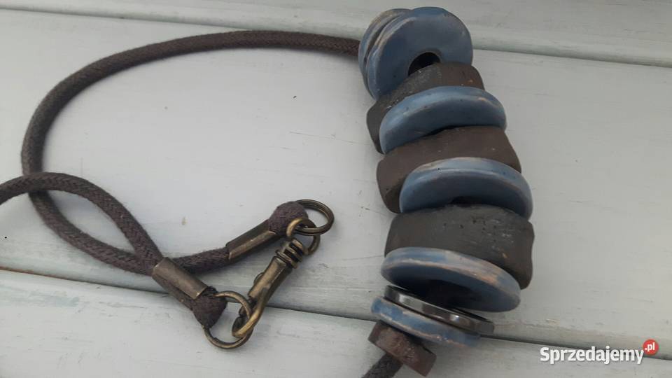 Naszyjnik ceramiczny ręcznie wykonany Naszyjniki sprzedam