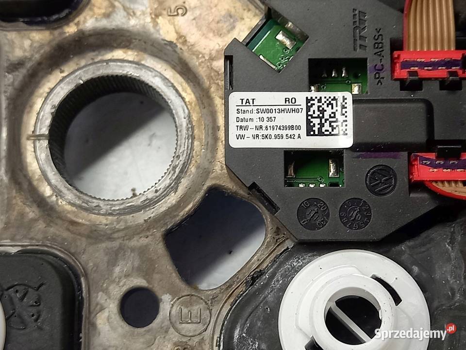 VW GOLF VI 11r kierownica skórzana 5C0419091K Kielce