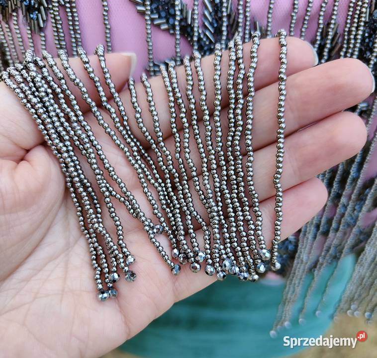 Różowy crop top bluzka L 40 XL 42 róż cekiny Szczecin sprzedam