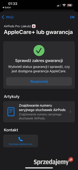 Oryginalne słuchawki Apple Air Pods Pro 2 Rzeszów