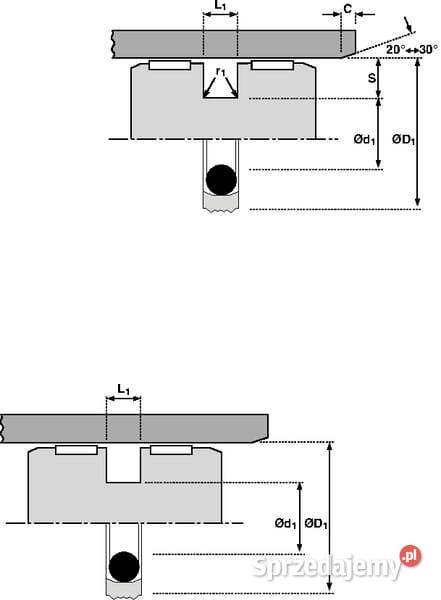 Uszczelniacz tłoczyska typ 764 125x1095x63 małopolskie