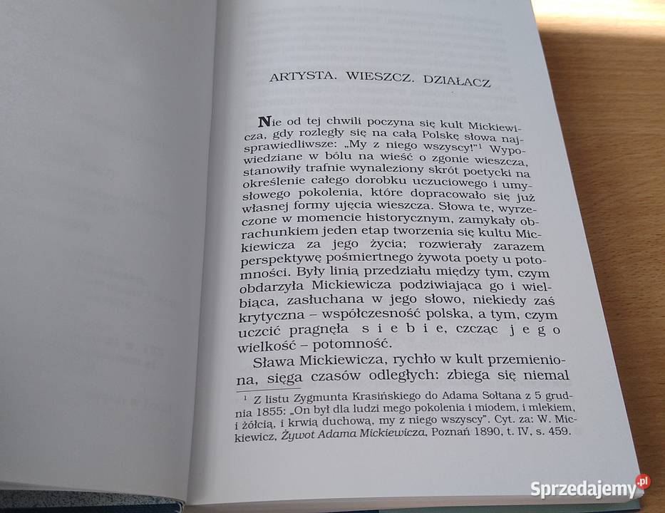Mickiewicz w oczach swoich współczesnych Stefan sprzedam