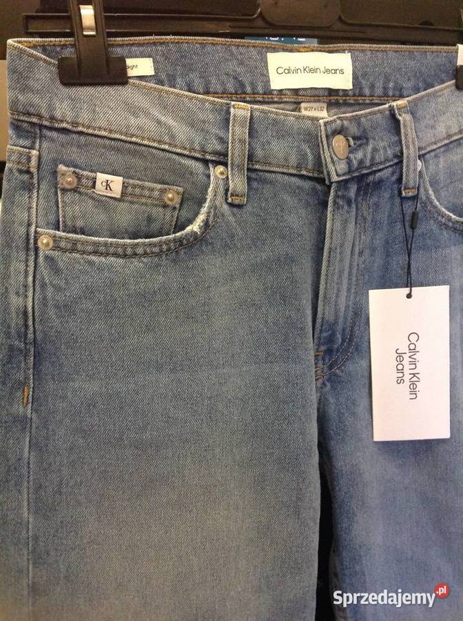 Spodnie Jeans Damskie CALVIN KLEIN 27 SM NOWE Nowa Sól