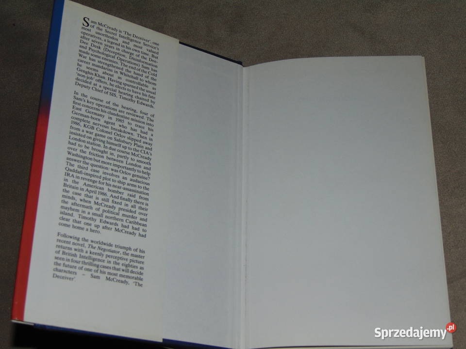 The Deceiver Frederick Forsyth Fałszerz Książki i Podręczniki Lublin