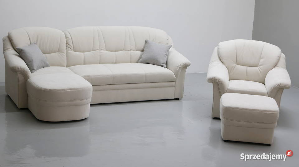 TŁG DESIGN NAROŻNIK funkcja spania fotel PUFA Poznań