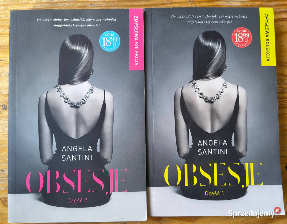 Obsesje Angela Santini 2 tomy Proza i poezja Sosnowiec sprzedam