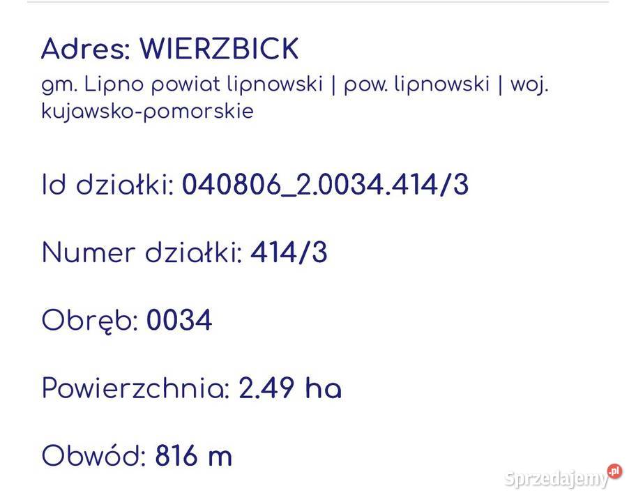 Ziemia rolna klasa IV 249ha nieużytki
