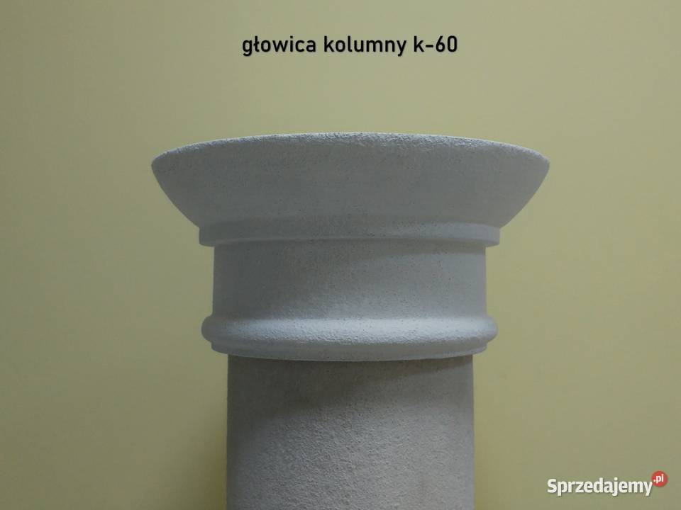 głowica styropianowa na kolumnę pokrywana k60 śr Koszalin