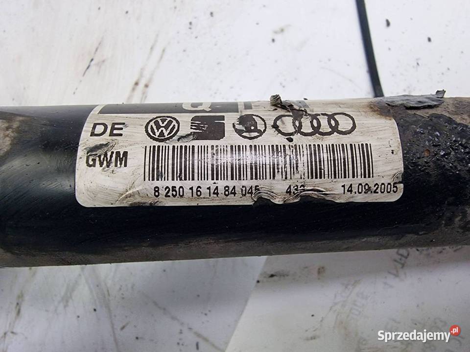 PÓŁOŚ PRAWA PRZÓD AUDI A8 D3 4E0407271N kujawsko-pomorskie Lipno sprzedam