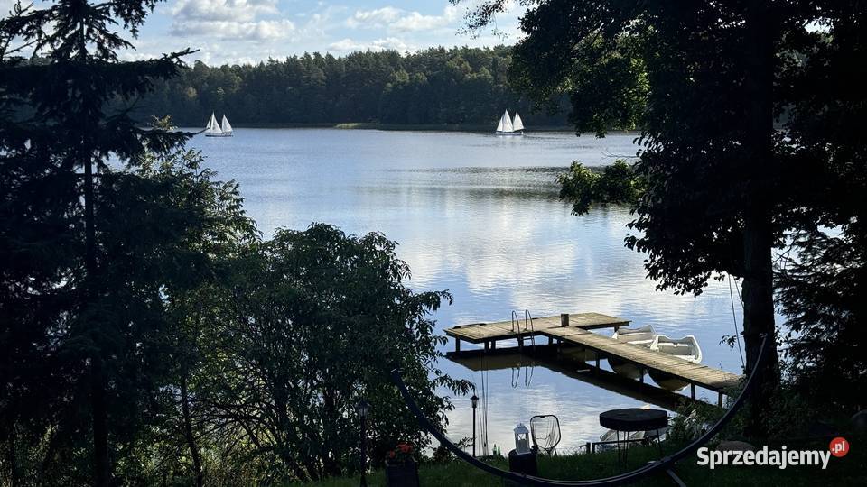Dom jeziorem Omulew w otoczeniu lasów MAZURY Wikno
