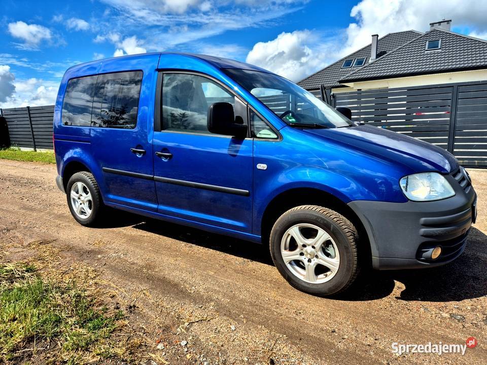 Vw Caddy Life 16MPI 102 7 osobowy Klimatyzacja benzyna Grudziądz sprzedam