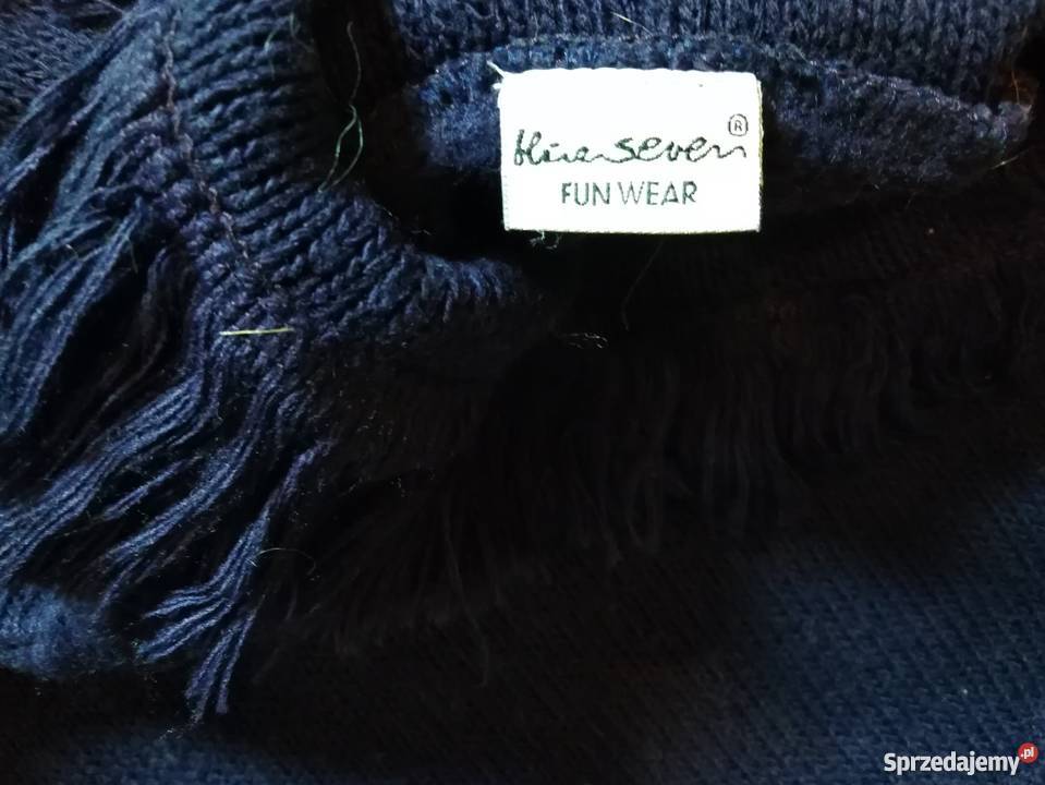 Wygodny fioletowy sweter marki Blue Seven Fun Warszawa