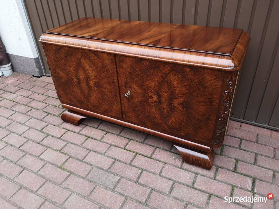 Komoda ARTDECO Orzech RTV Niska 127 Zgrabna Meble Meble wielkopolskie Swarzędz