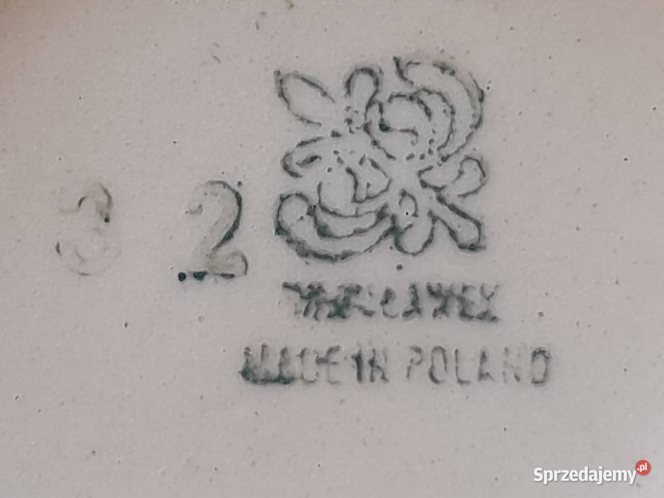 Kubek stara porcelana PRL Włocławek ręcznie Dąbrowa Górnicza sprzedam