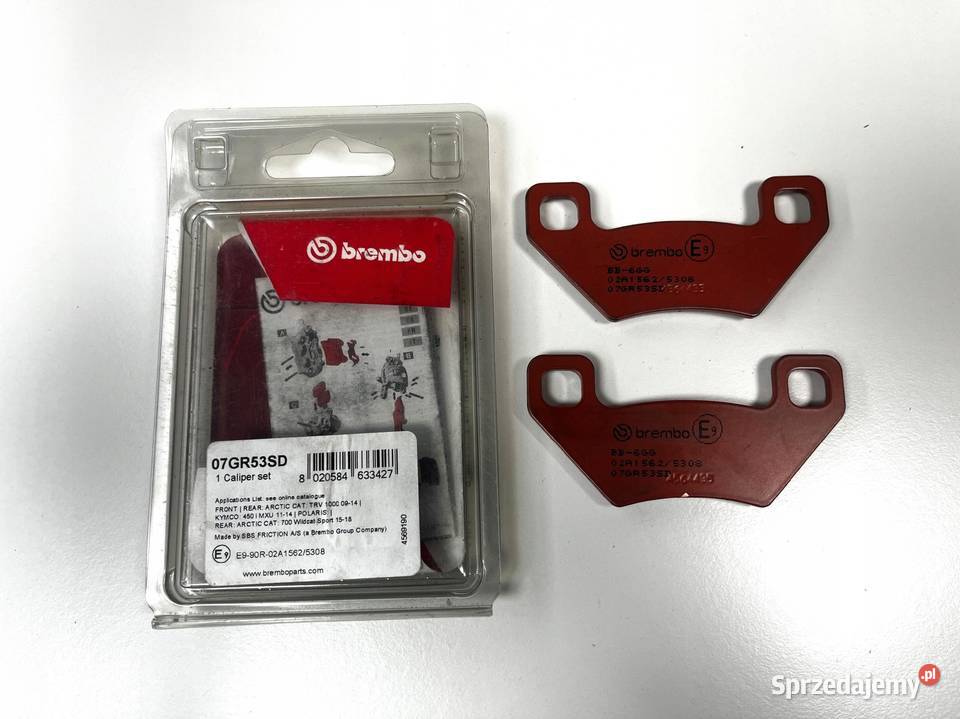 Klocki hamulcowe BREMBO 07GR53SD zam EBC FA395 sprzedam