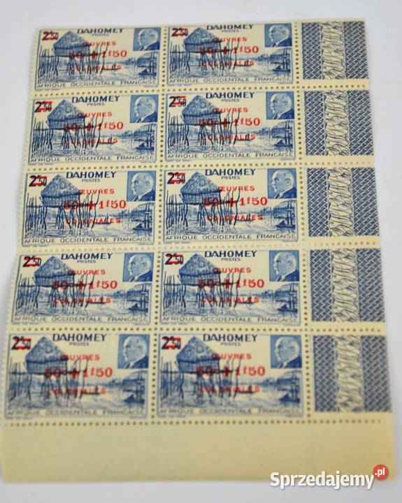 Dahomey Kolonie francuskie reżimu Vichy Marshal Bronisze