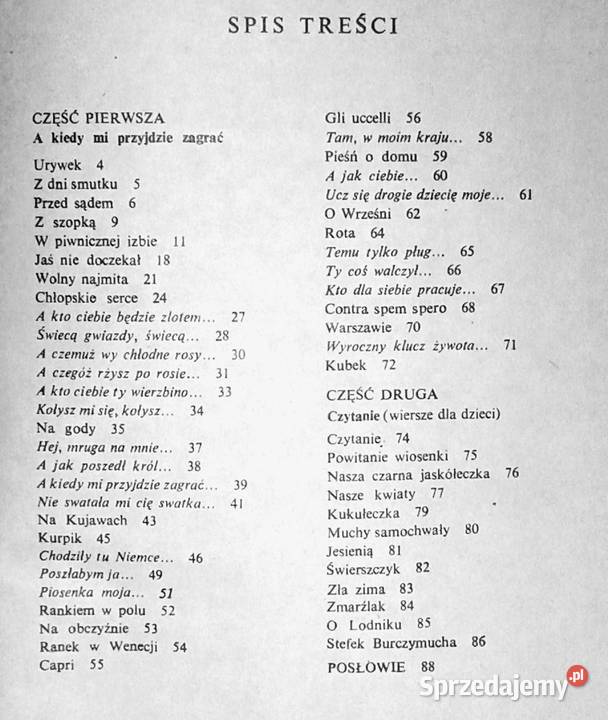 Wiersze wybrane Maria Konopnicka sprzedam