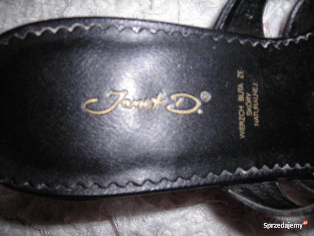 JANET D RENOMOWANE SKÓRZANE LETNIE KLAPECZKI r 3 Piła