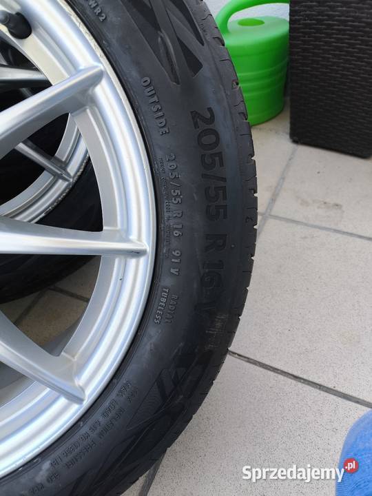 Sprzedam alufelgi 16 5x112 z oponami Warszawa