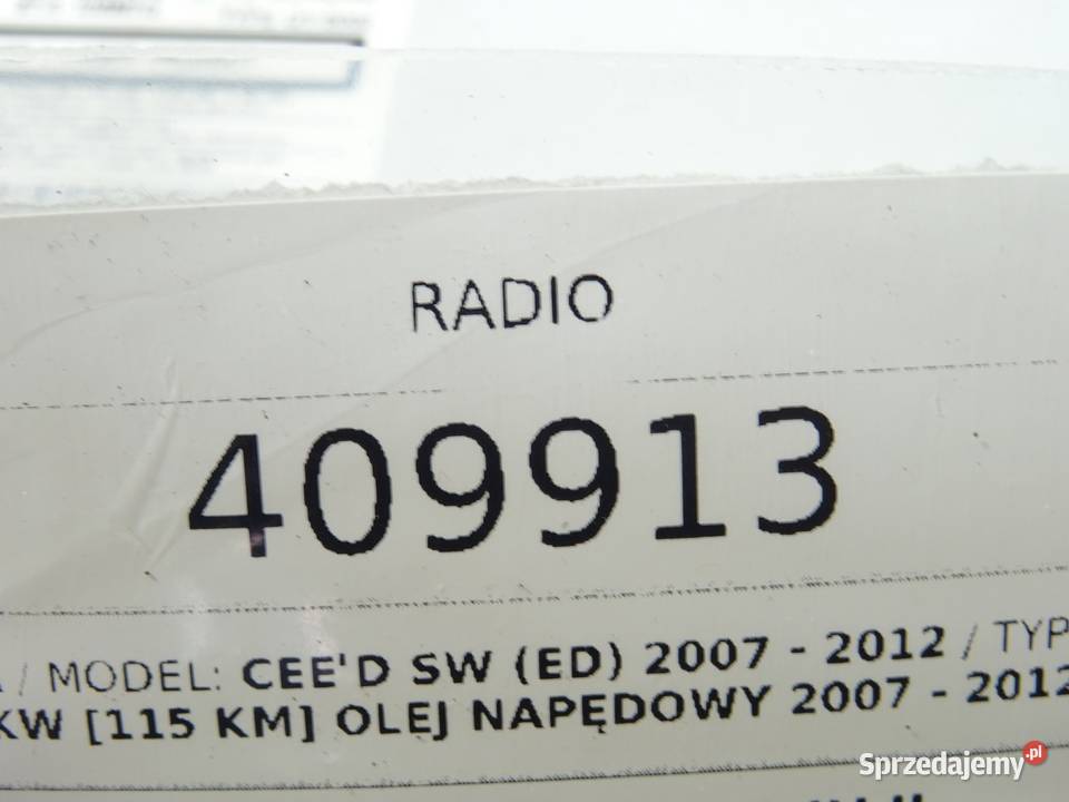 NAWIGACJA CLARION KIA CEED 973HD 0712 ODTWARZACZ