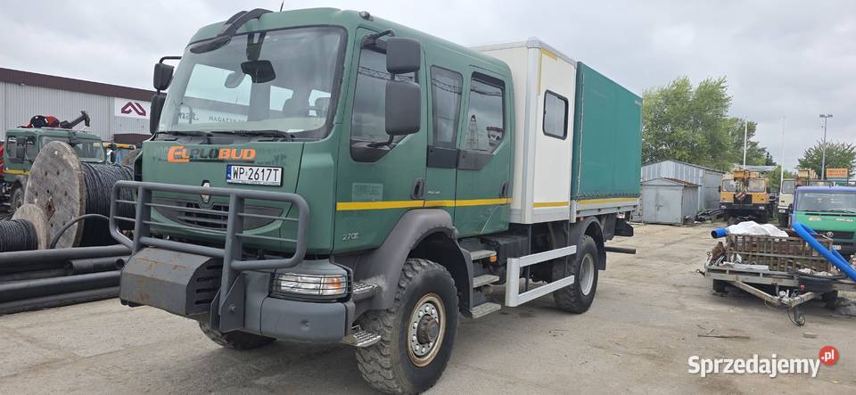 Renault Midlum Doka 9 osobowy 4x4 bezwypadkowy tachograf Płock sprzedam