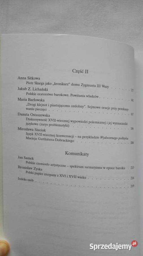NOWA Sarmackie Theatrum Materiały z konferencji Katowice sprzedam