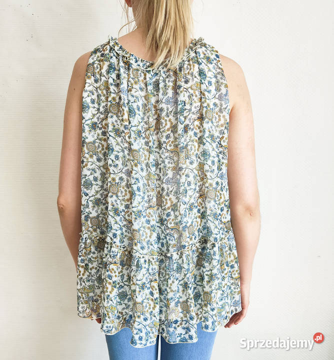 Boho koszulka bluzka top Zara M 38 orientalny Szczecin