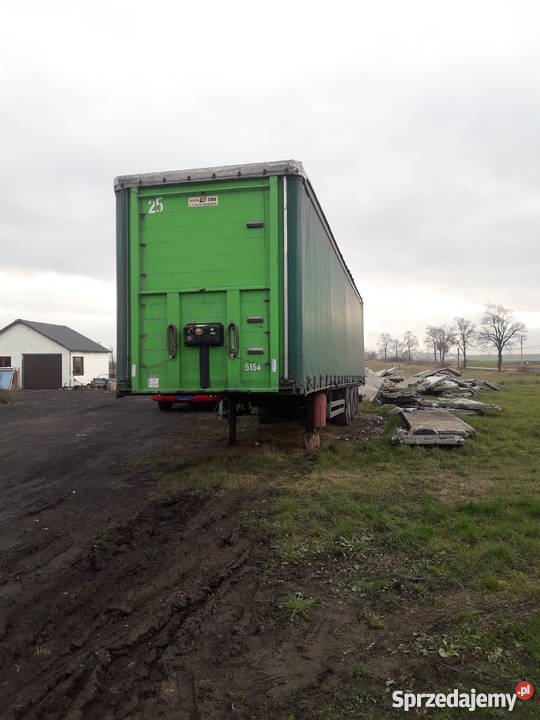 Naczepa SAMRO Firanka Stan OK śląskie Stara Huta