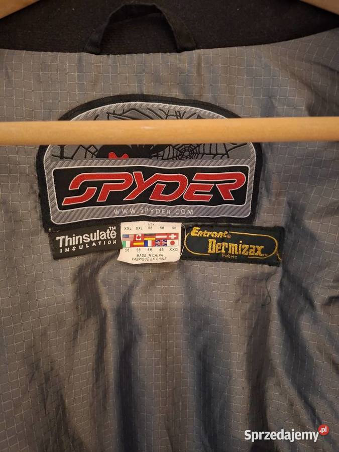 SPYDER Thinsulate Komplet Narciarski Męski Narty Kraków
