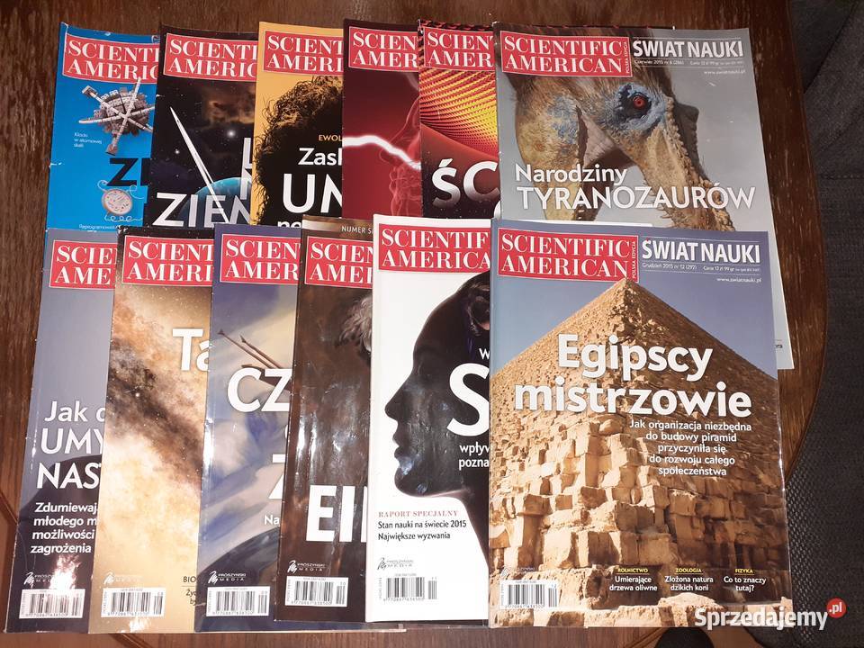 Zestaw czasopism Świat Nauki 20122018 i 2020 kujawsko-pomorskie Rypin