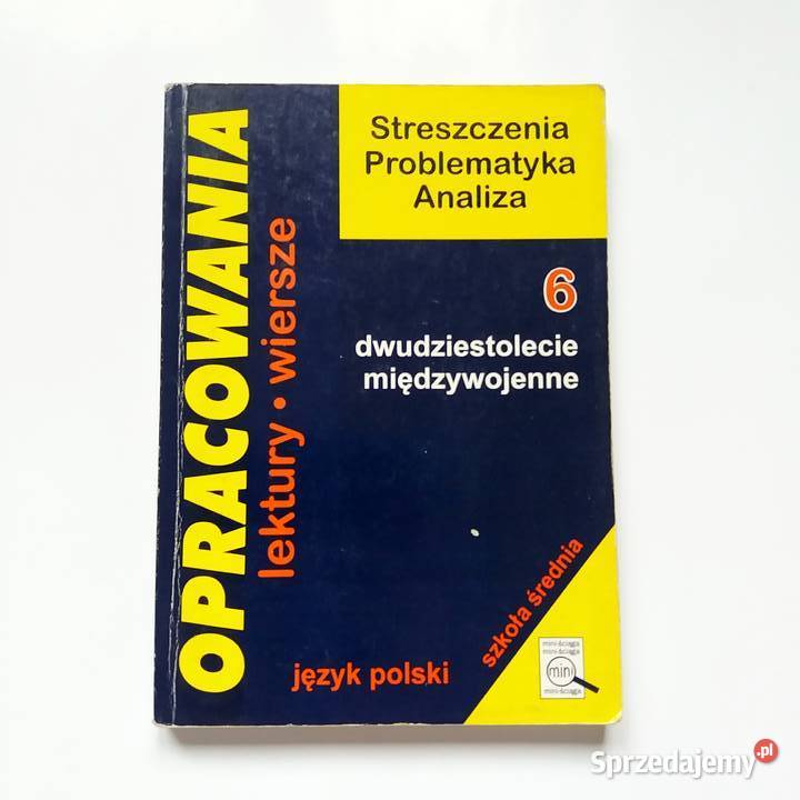 D Stopka Opracowania lektur Dwudziestolecie Łódź sprzedam