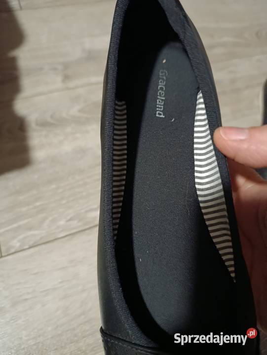 czarne baleriny marki Graceland rozmiar 38 Poznań