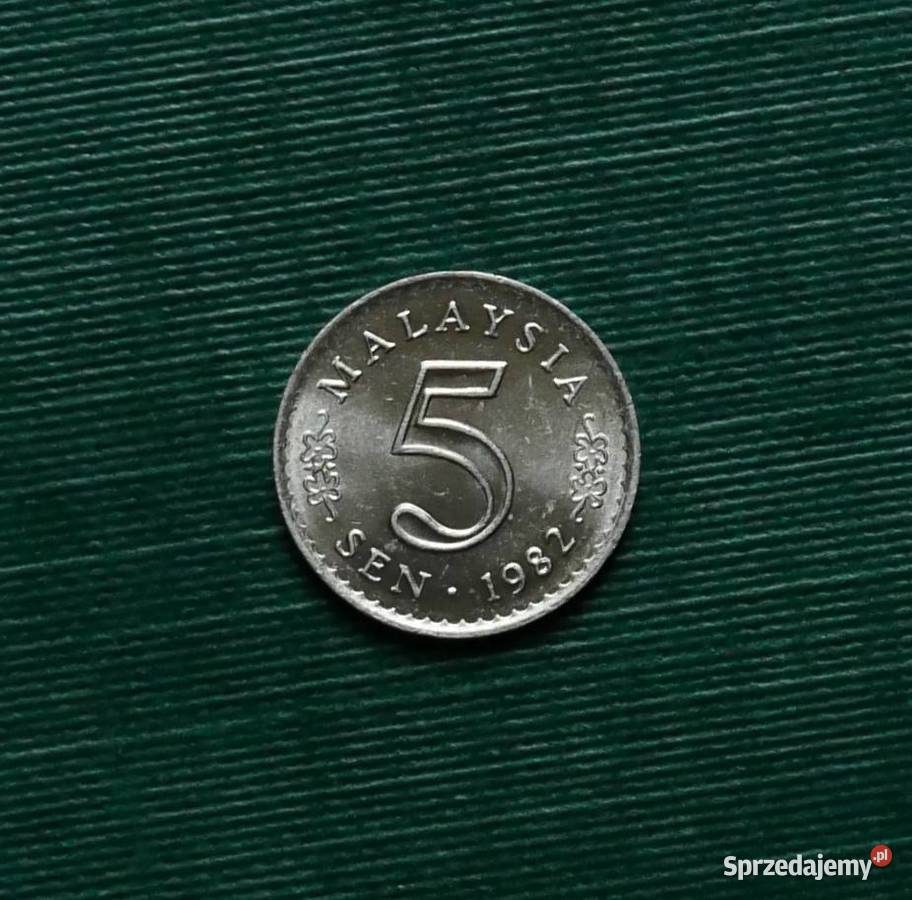 MALEZJA 5 senów 1982r Gliwice sprzedam
