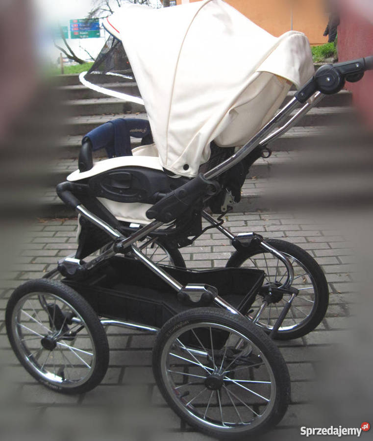 Wózek 2w1 Navington pompowane koła skretna oś