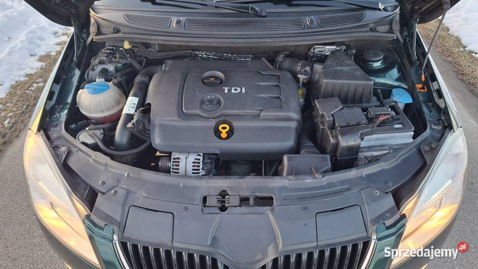 Skoda FABIA II 14 Tdi 2009r KLIMA TEMPOMAT ALUSY podkarpackie Jarosław