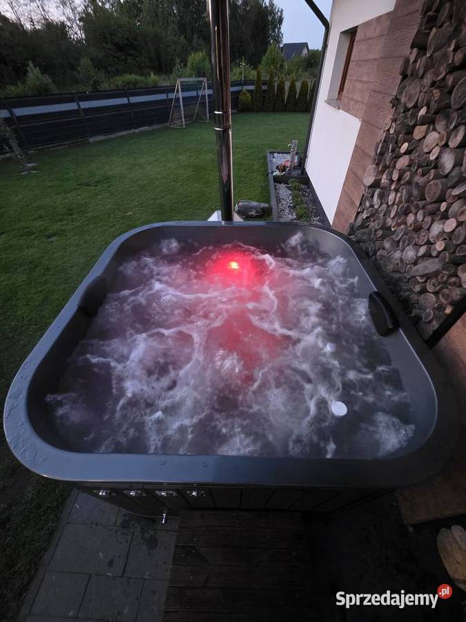 Balia ogrodowa kwadratowa jacuzzi na drewno pomorskie Starogard Gdański