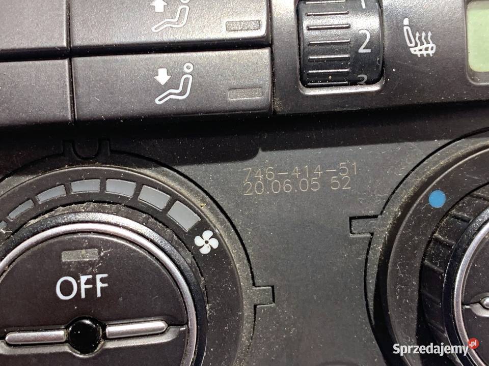 PANEL STEROWANIA NAWIEWU VW TOURAN Minivan 0310