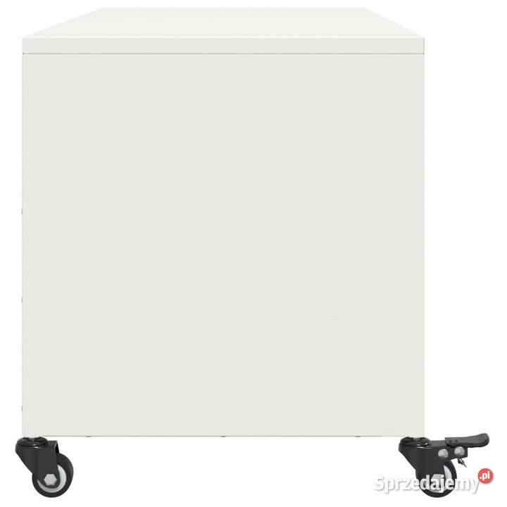 Szafka RTV biała 1005x39x435 stal WM846667 Warszawa