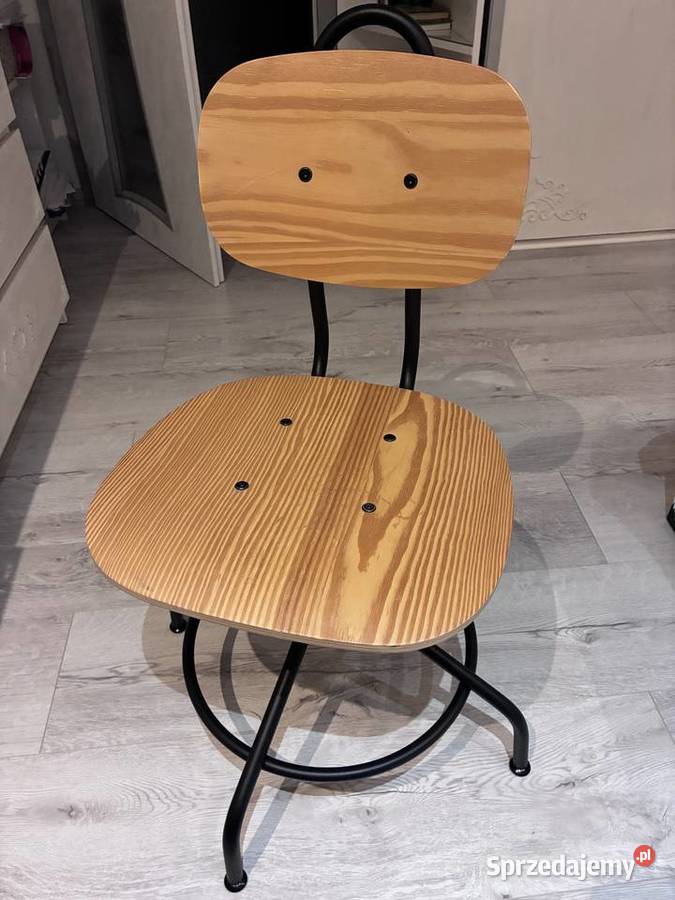 Krzesło obrotowe IKEA KULABERG styl industrialny Miszewko