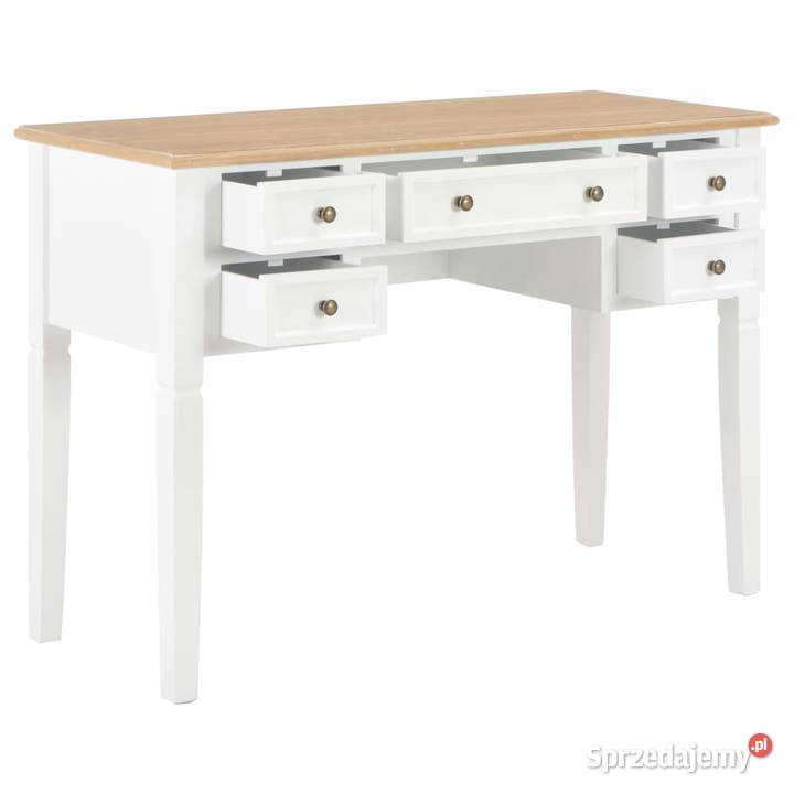 vidaXL Biurko białe 1095x45x775 SKU280069 Biurka Warszawa