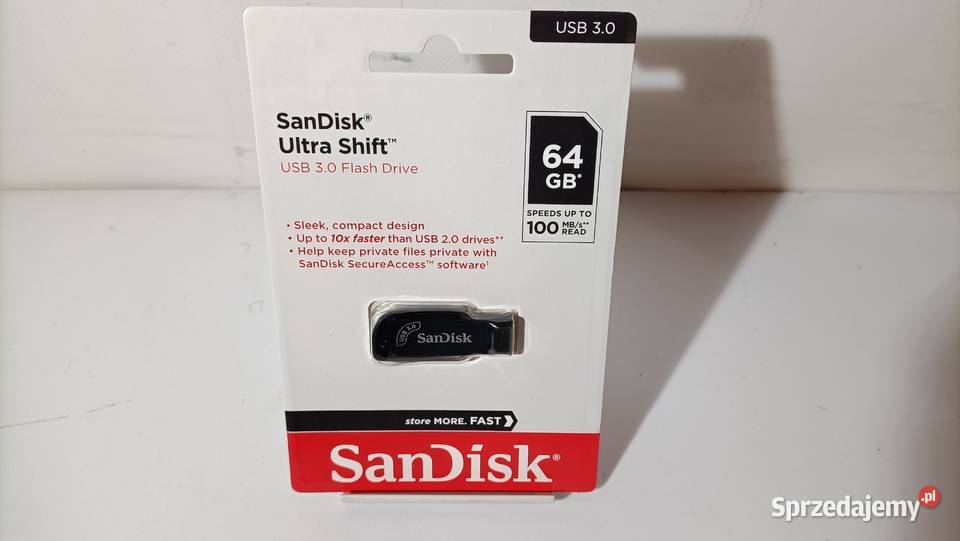 PenDrive SanDisk Ultra 64GB USB 30 Pojemność 64GB+ Katowice