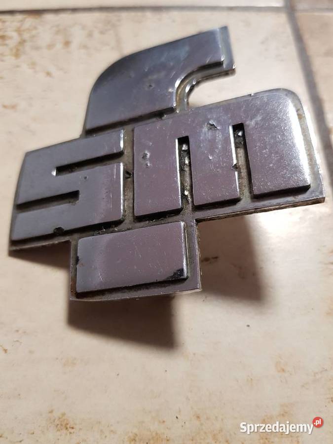 2Syrena 105Metalowy emblemat na maskę Barlinek