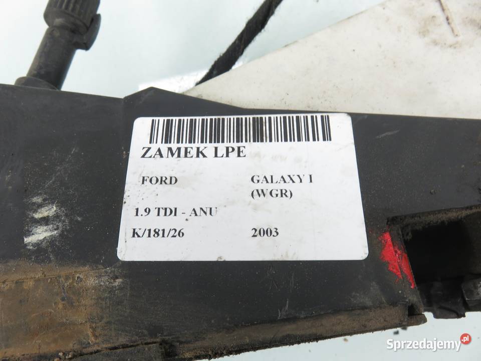 ZAMEK LEWY PRZEDNI FORD GALAXY I 9 PIN Motoryzacja małopolskie