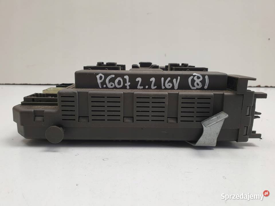 Peugeot 607 22 MODUŁ BSI Skrzynka bezpieczników lubelskie Rudka