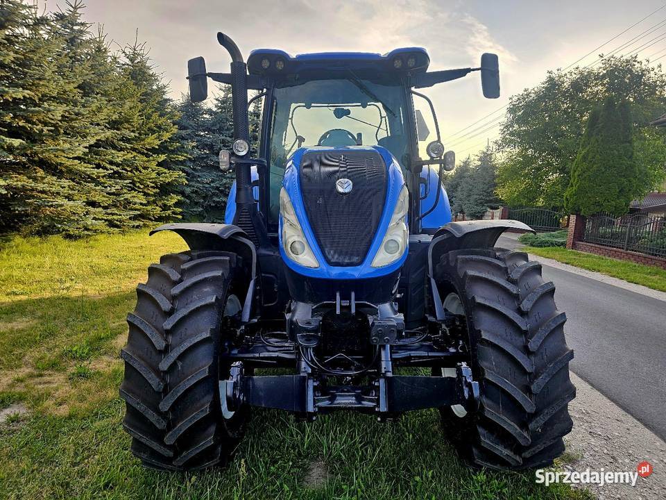 New Holland t6.175 , Salon PL, TUZ,amortyzowana oś i kabina. Głowno