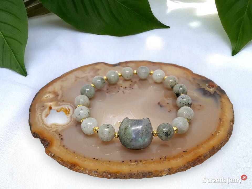 Bransoletka z labradorytu LABRADORYT kulka kot mazowieckie Warszawa